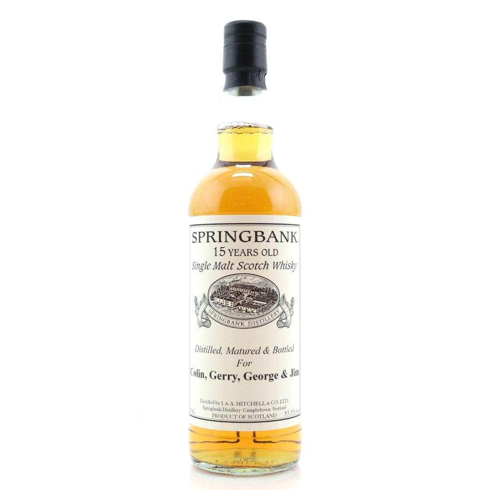 Springbank 15 Year Old Private Bottling