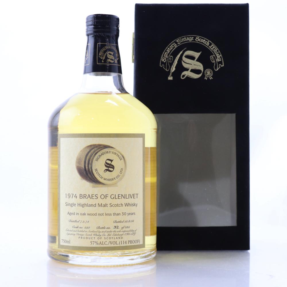 Braeval 1974 Signatory Vintage 30 Year Old 75cl / US Import