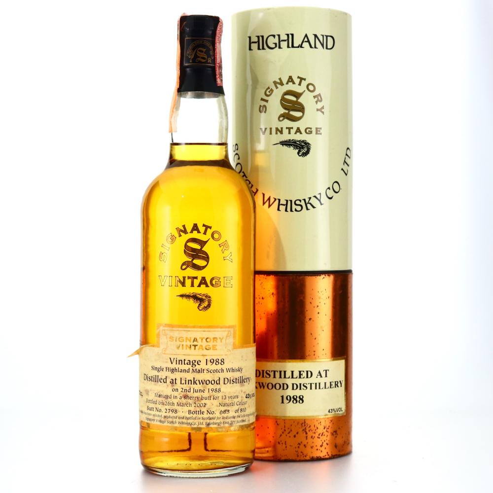 Linkwood 1988 Signatory Vintage 13 Year Old