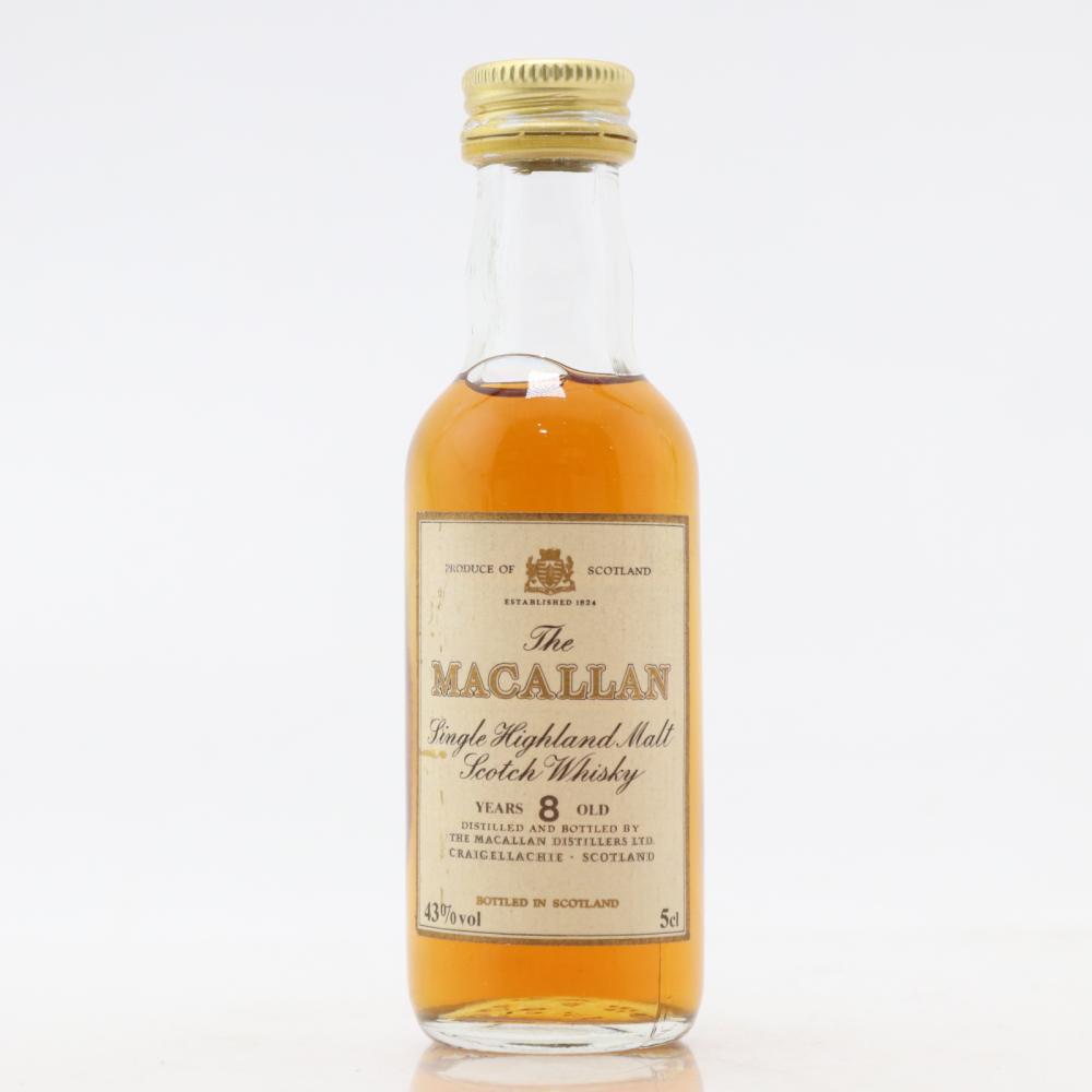 Macallan 8 Year Old Miniature 5cl 1980s