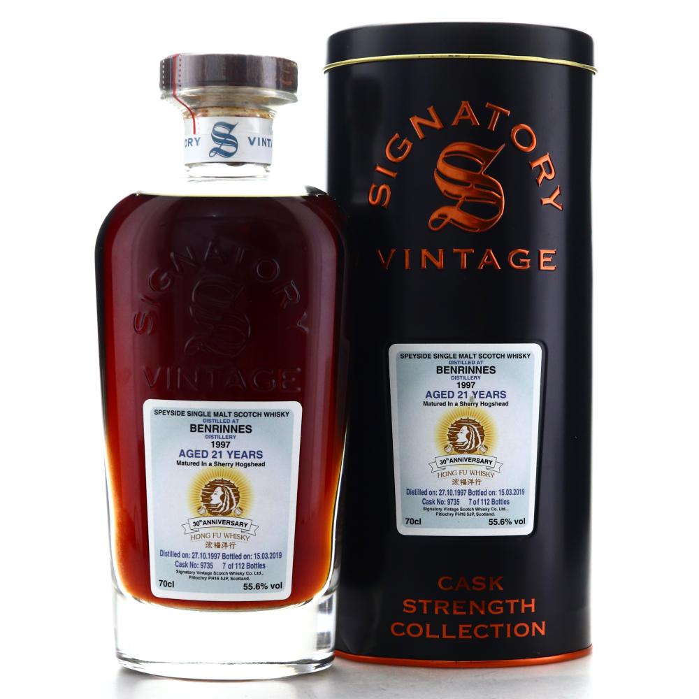 Benrinnes 1997 Signatory Vintage 21 Year Old / Hong Fu 30th Anniversary