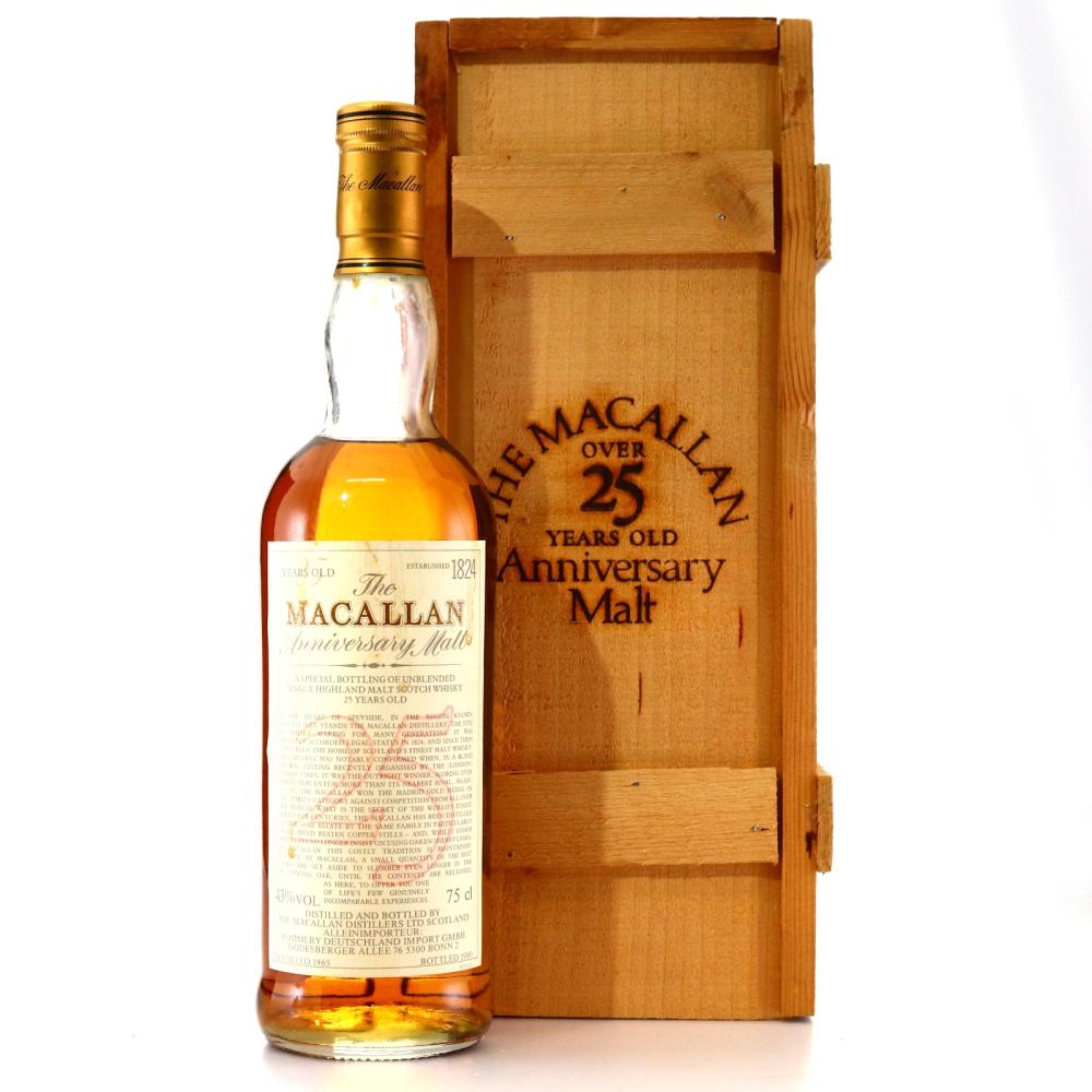 Macallan 1965 Anniversary Malt 25 Year Old / German Import