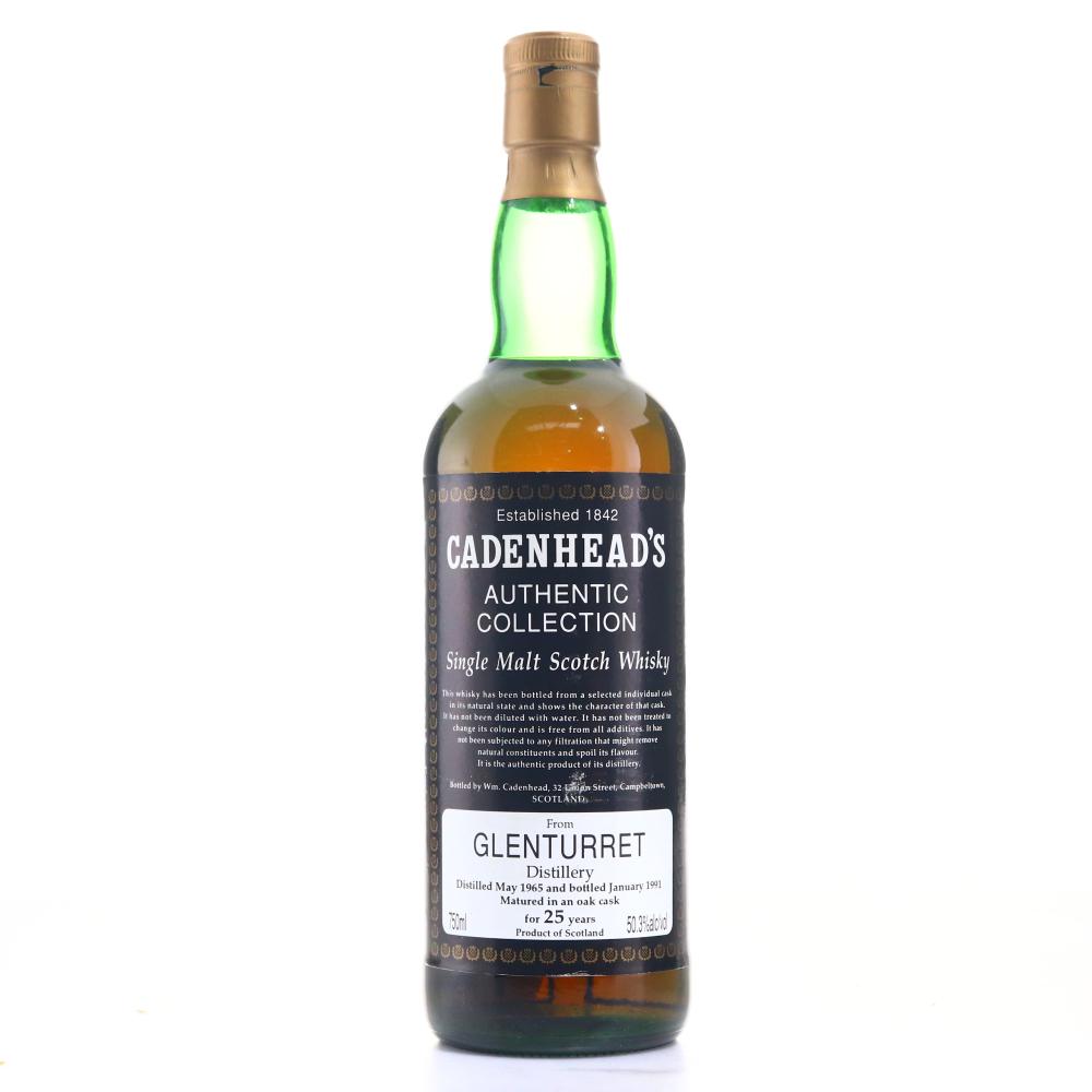 Glenturret 1965 Cadenhead's 25 Year Old 