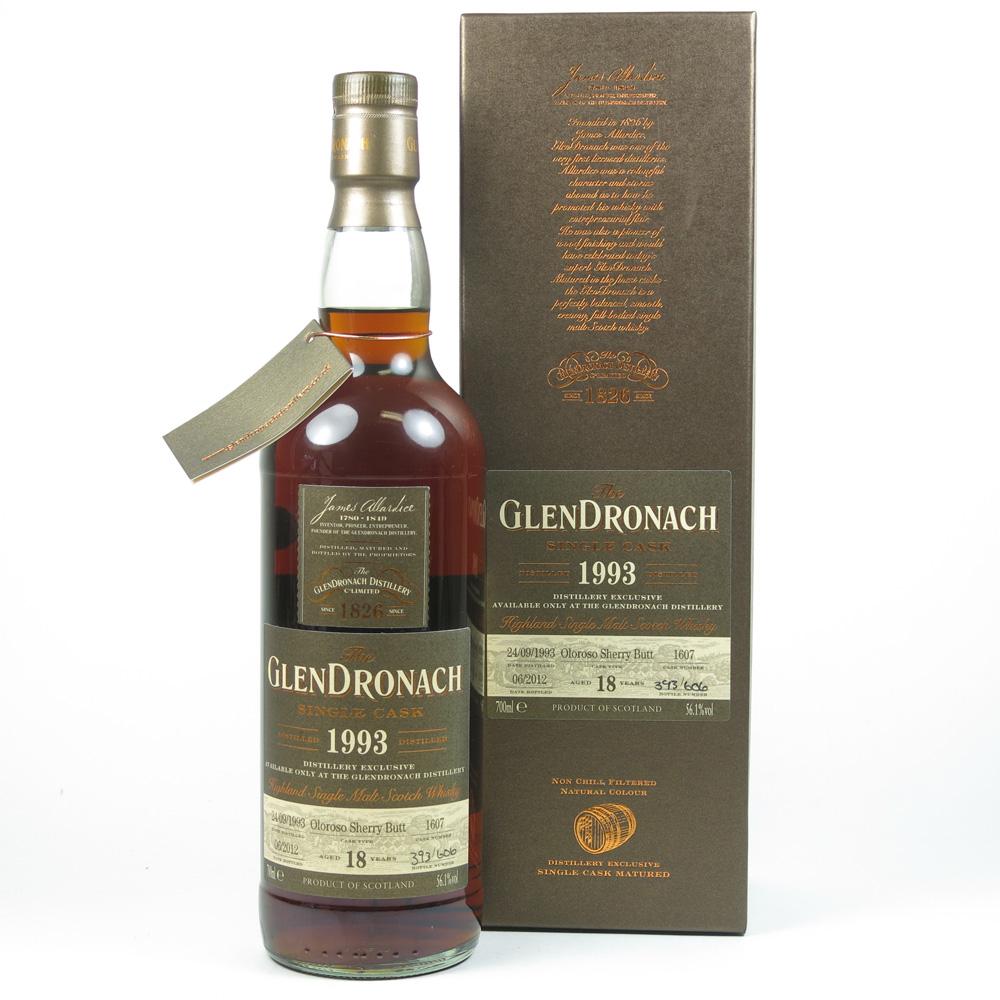 Glendronach 1993 18 Year Old Single Cask #1607