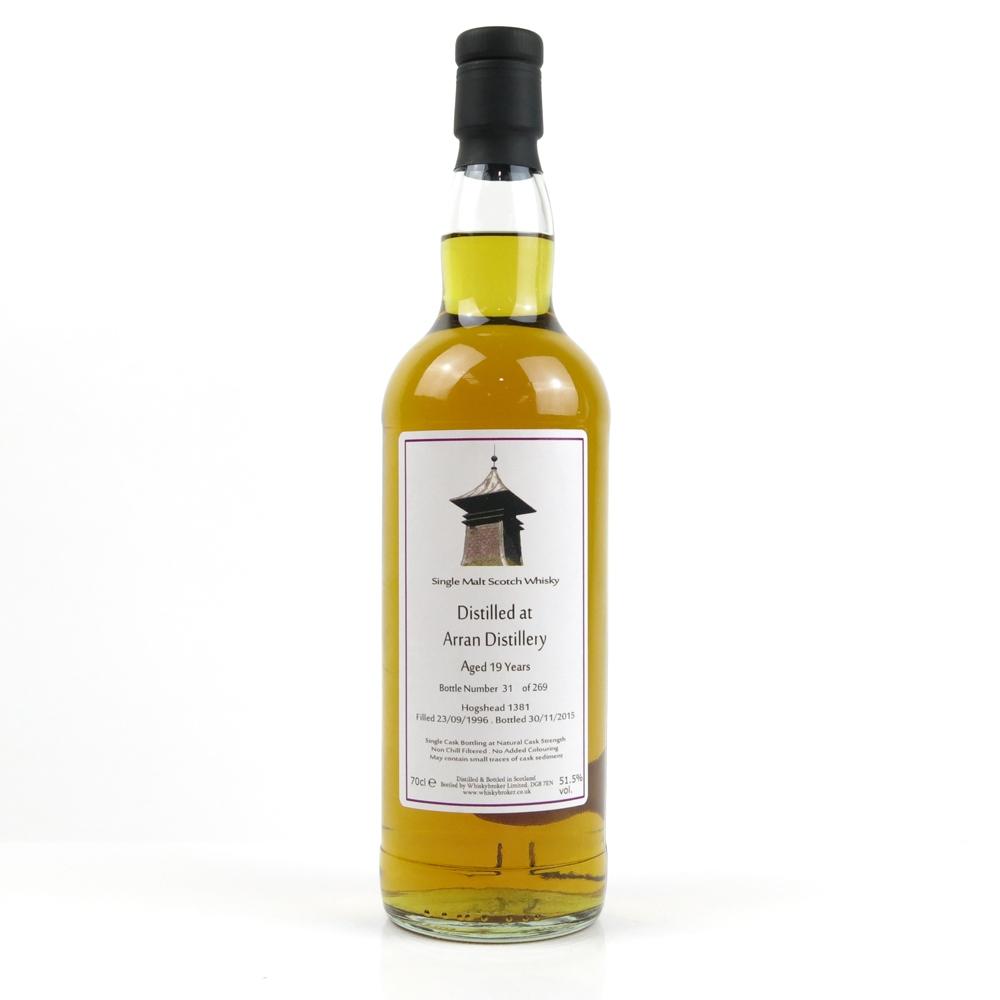 Arran 1996 Whisky Broker 19 Year Old