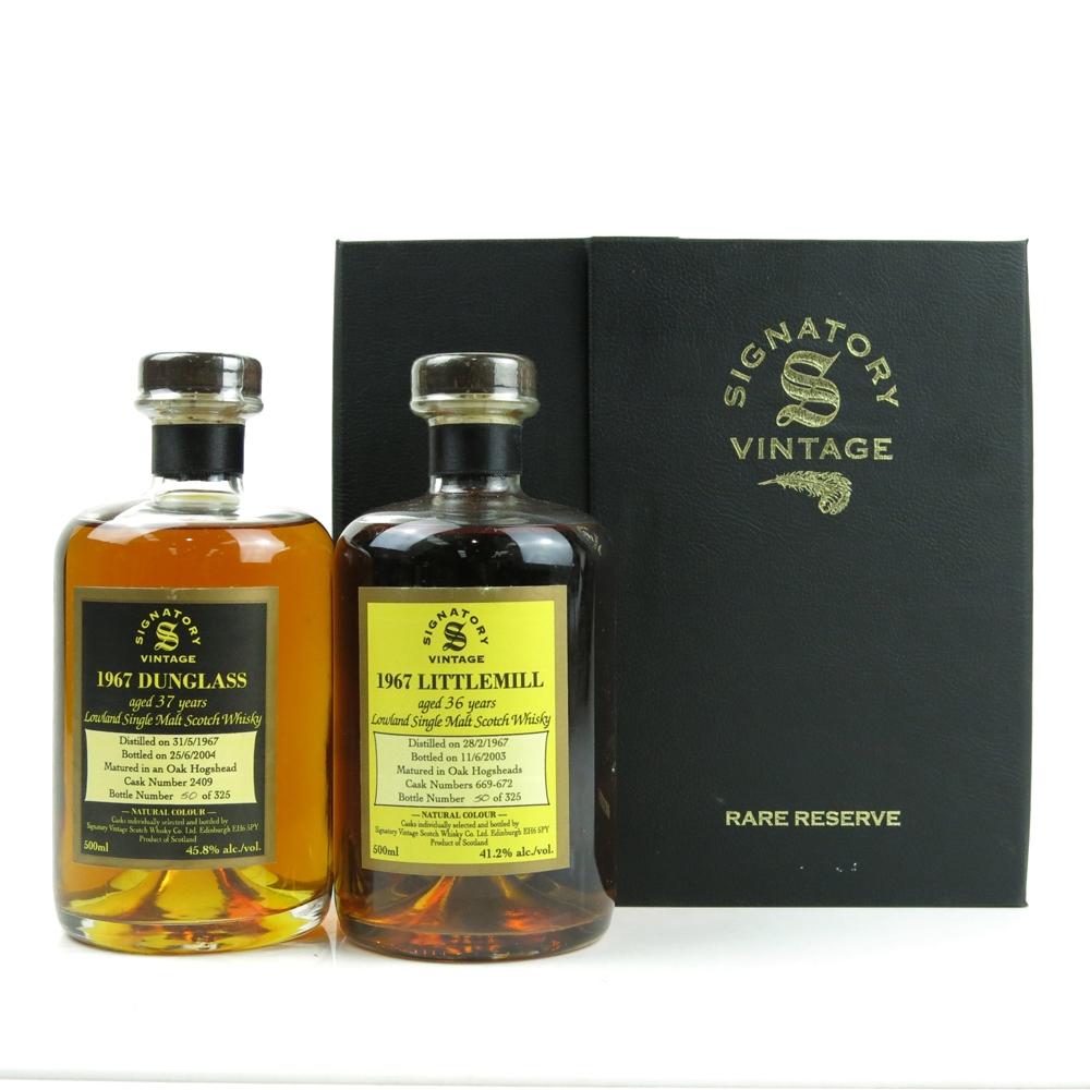 Littlemill / Dunglass 1967 Signatory Vintage Presentation