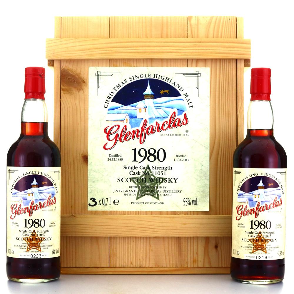 Glenfarclas 1980 Christmas Malt Gift Pack 2 x 70cl