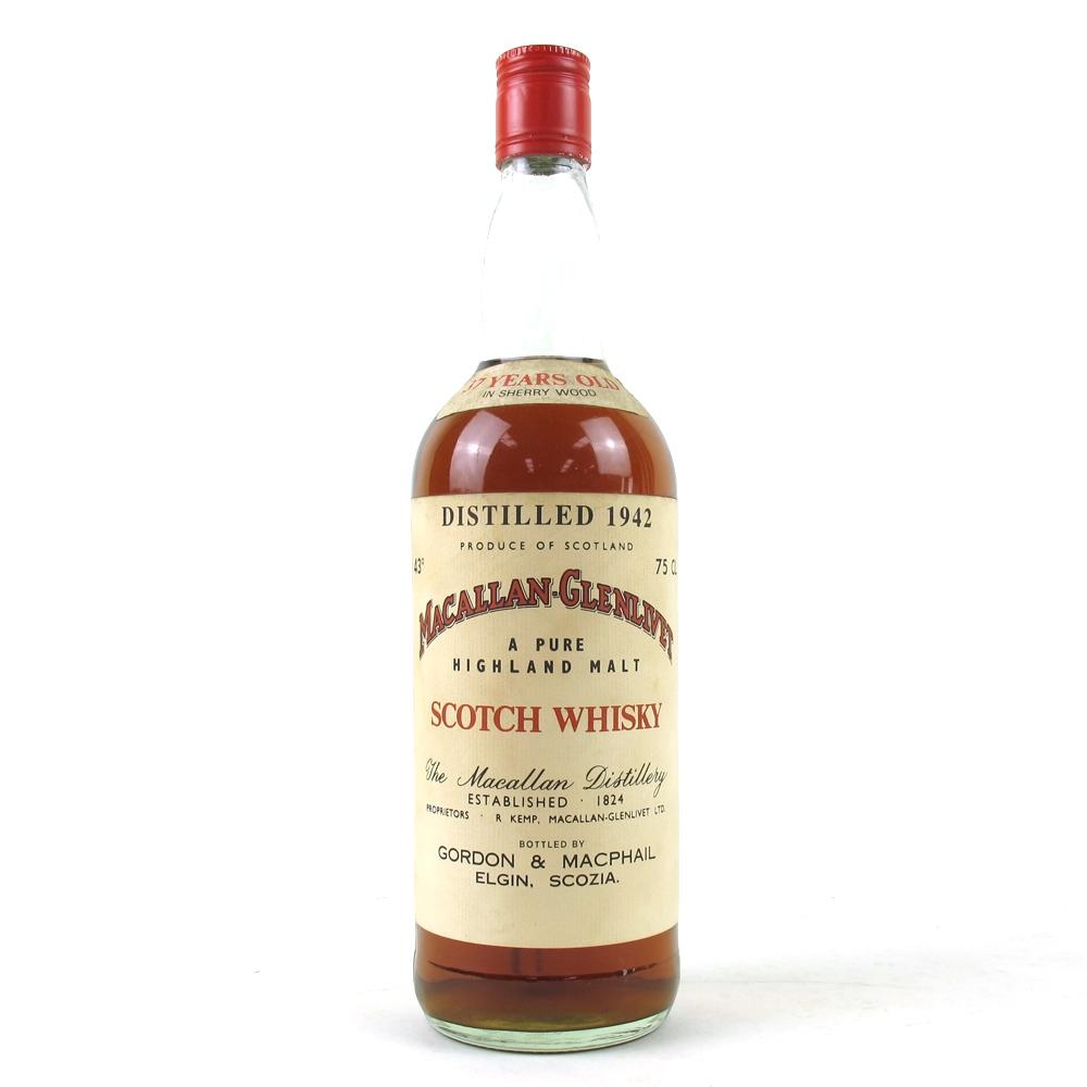 Macallan 1942 Gordon and MacPhail 37 Year Old