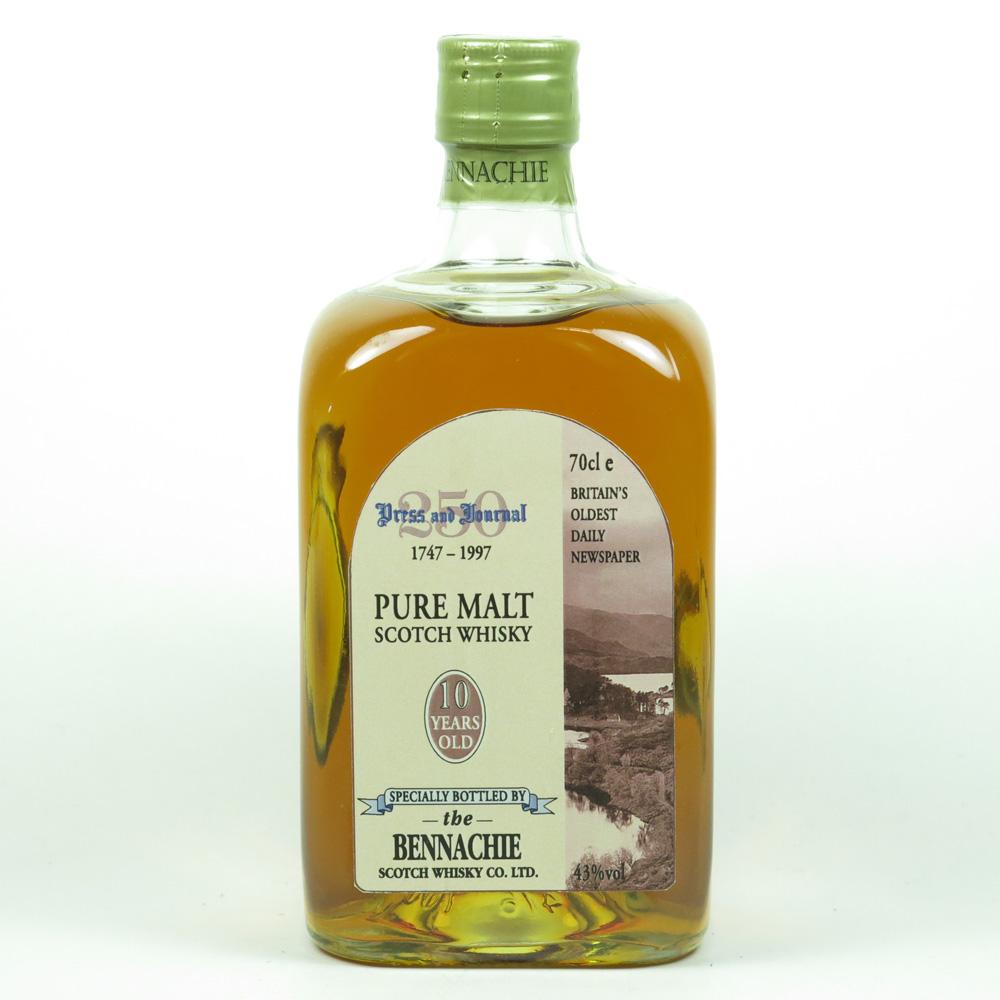 Bennachie 10 Year Old 250 Years of the Press and Journal