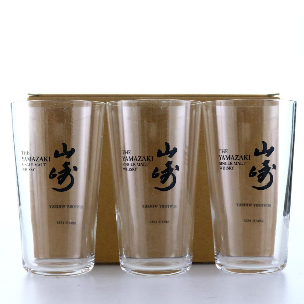 Yamazaki Glass tumblers x 3