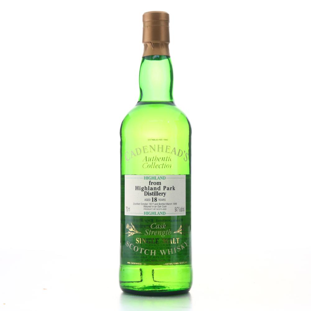 Highland Park 1977 Cadenhead's 18 Year Old 75cl / US Import