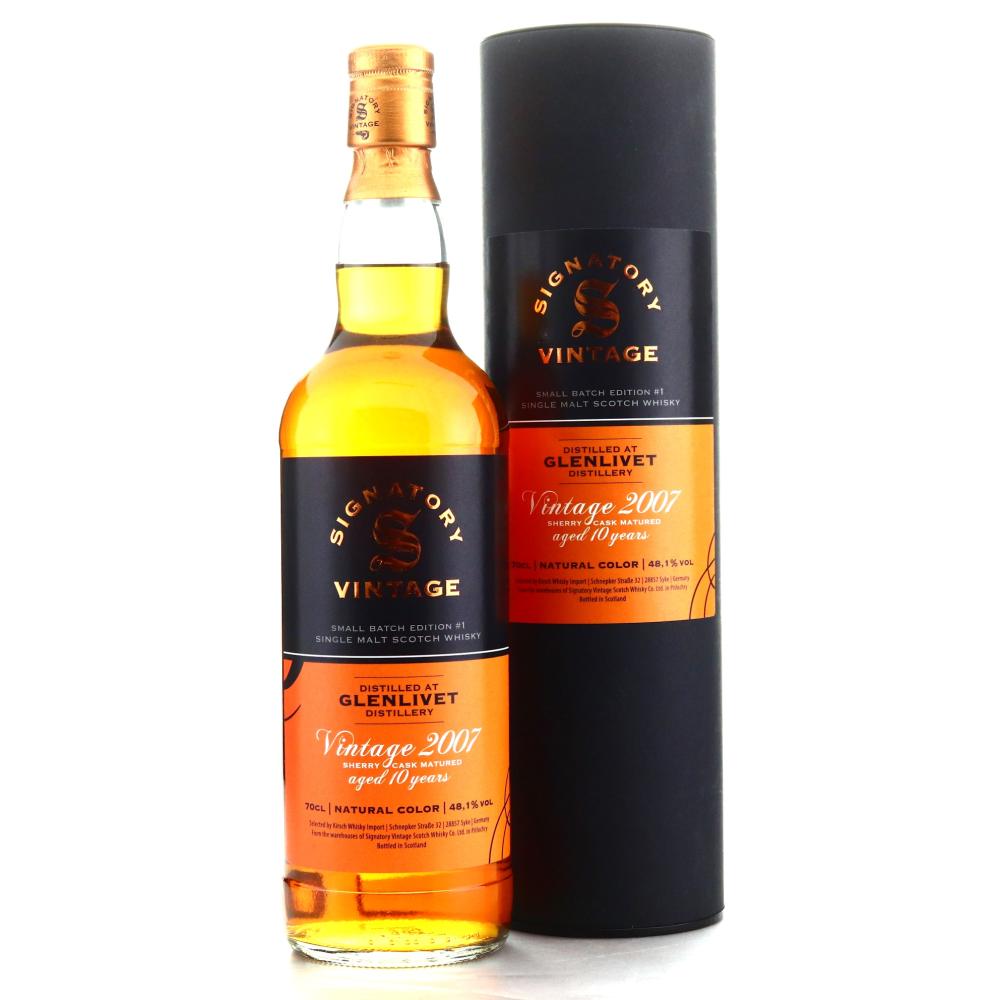 Glenlivet 2007 Signatory Vintage 10 Year Old
