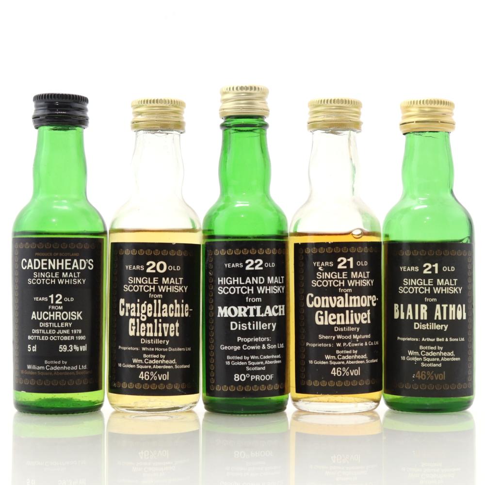 Cadenhead's Miniature Selection 5 x 5cl / including Convalmore