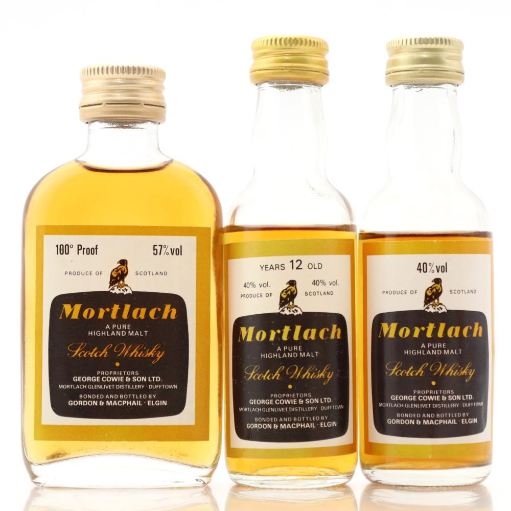 Mortlach Gordon and MacPhail Miniatures x 3