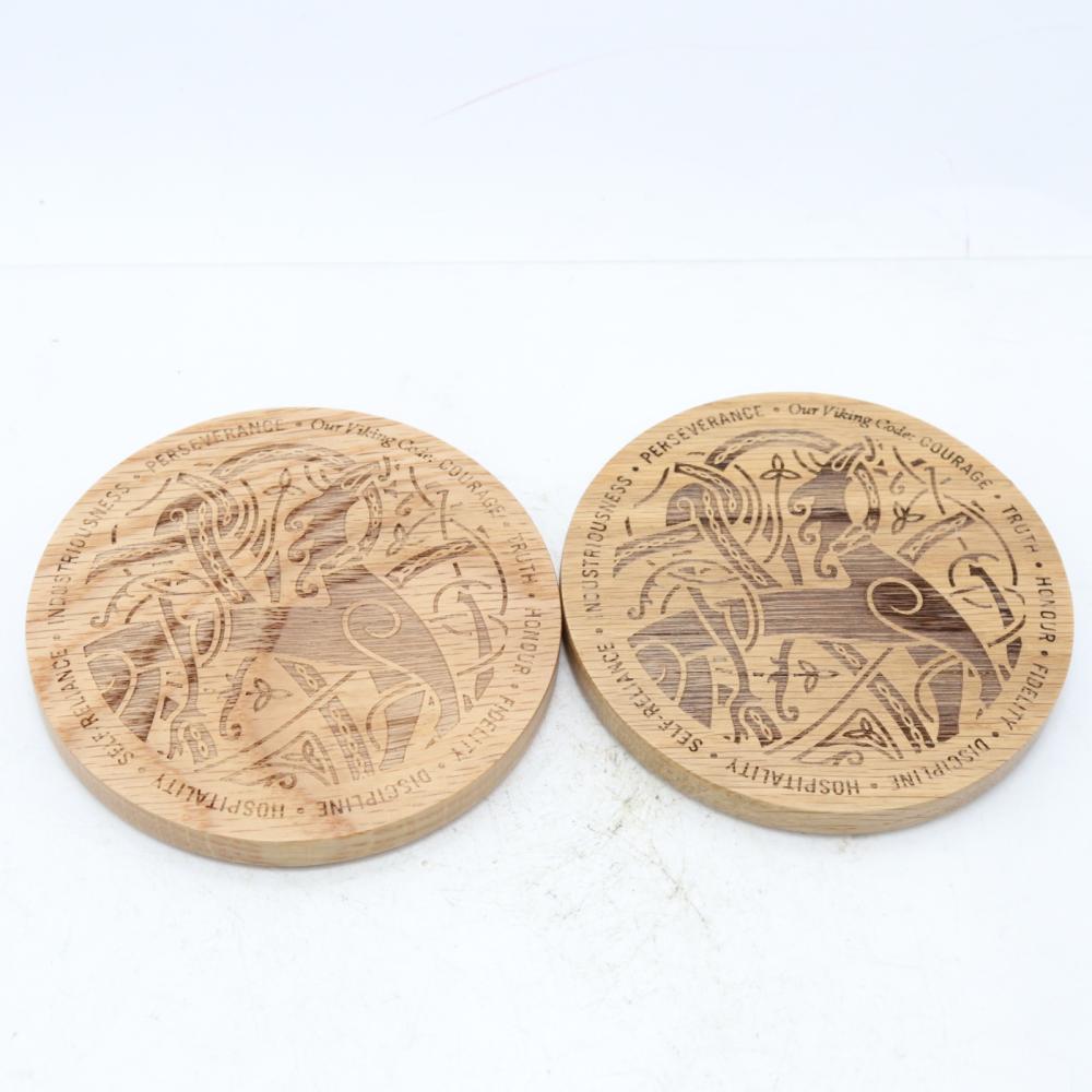 Highland Park Wooden Coaster x 2
