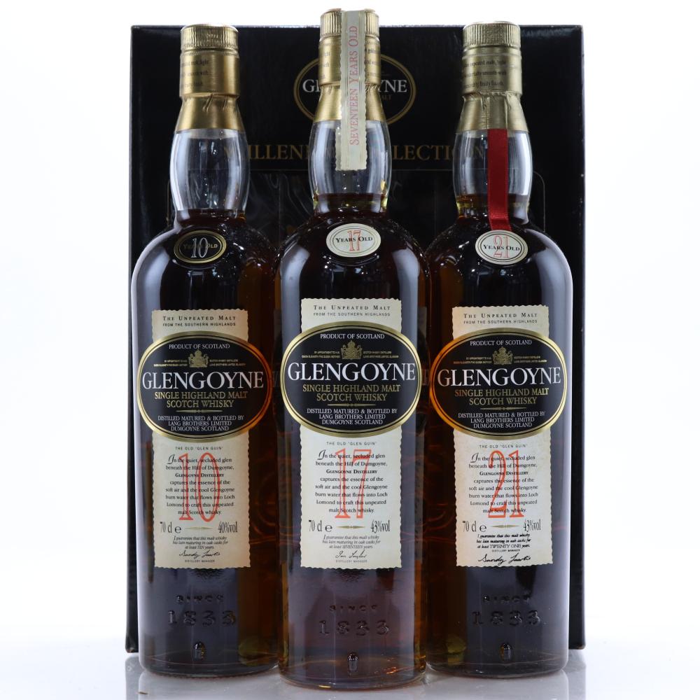 Glengoyne Millennium Selection 3 x 70cl / Including 10, 17 and 21 Year Old