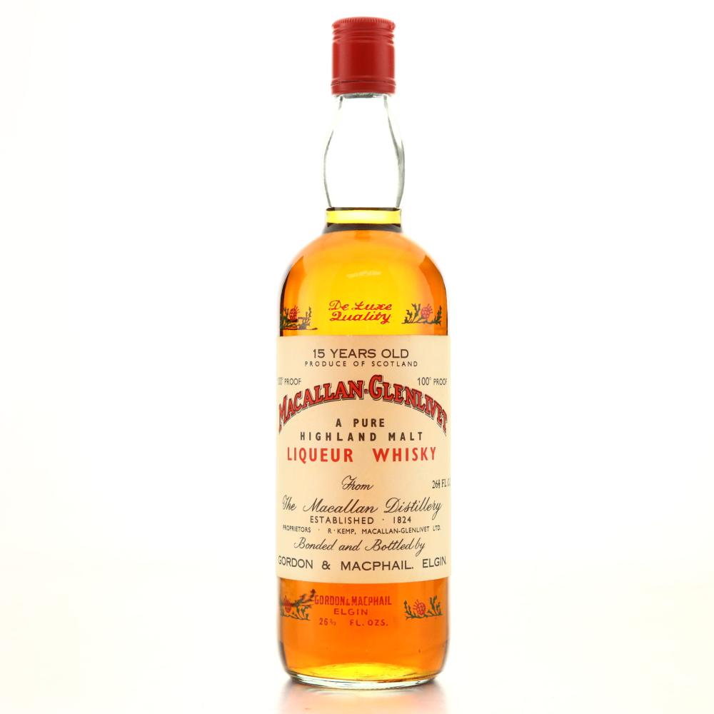 Macallan 15 Year Old Gordon and MacPhail 100 Proof