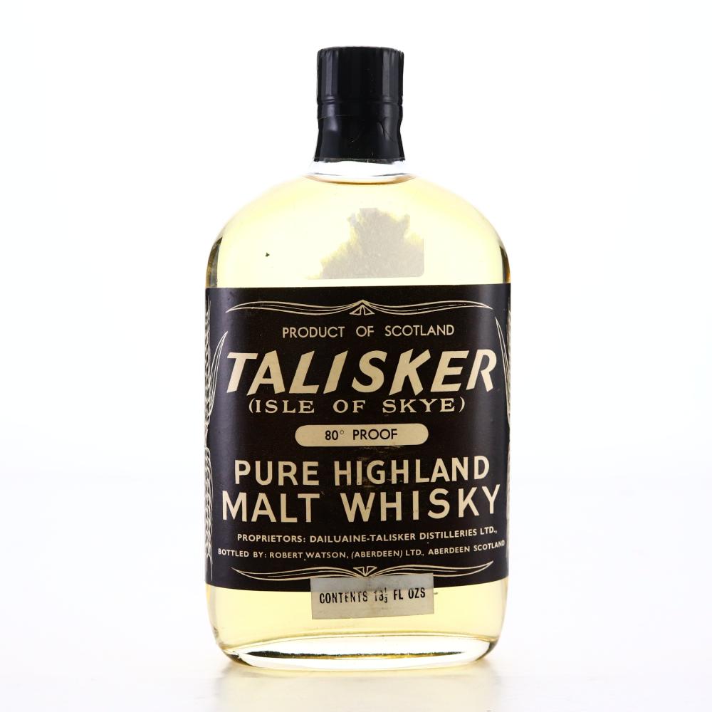 Talisker Robert Watson 80 Proof 13 1/3 Fl Oz 1970s