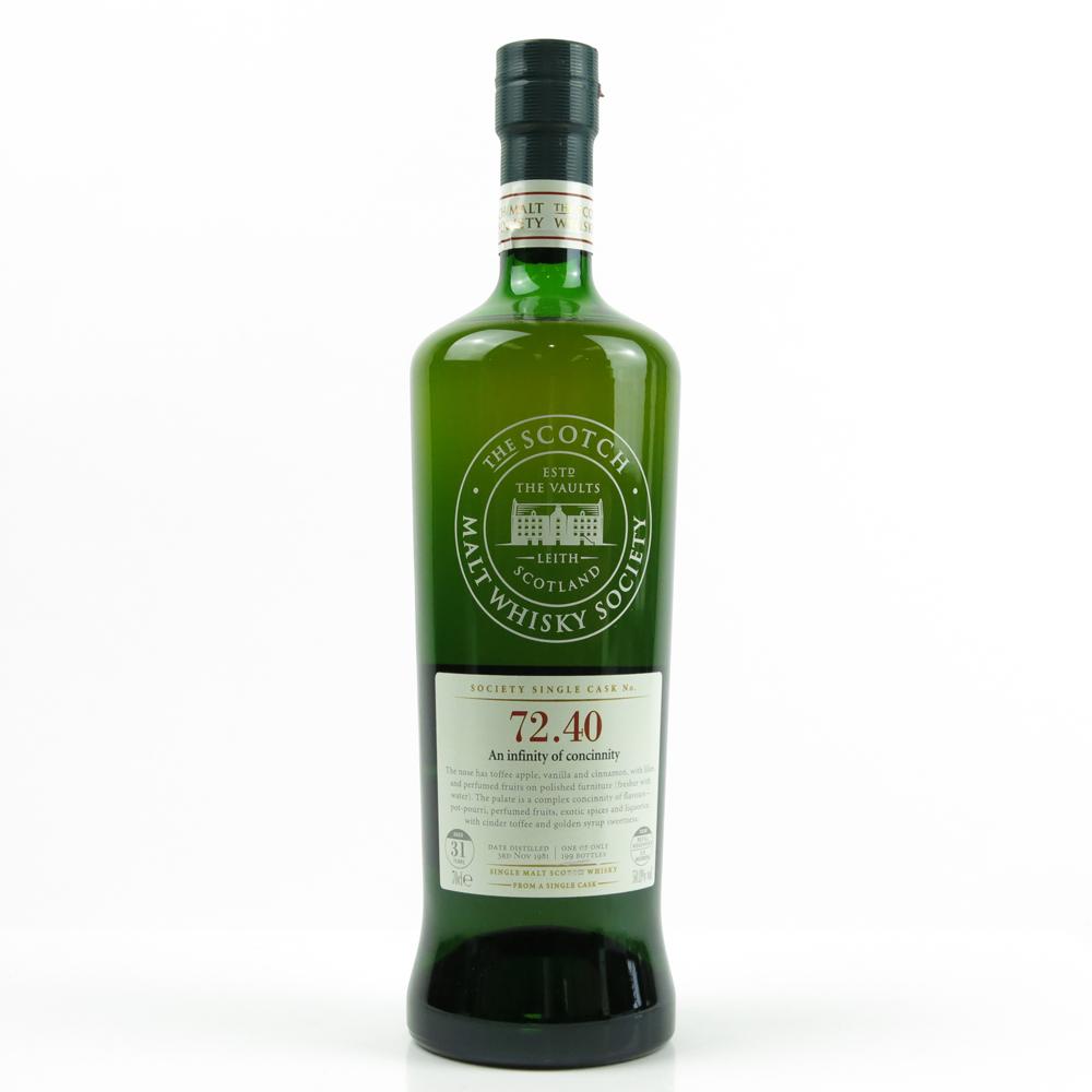 Miltonduff 1981 SMWS 31 Year Old 72.40