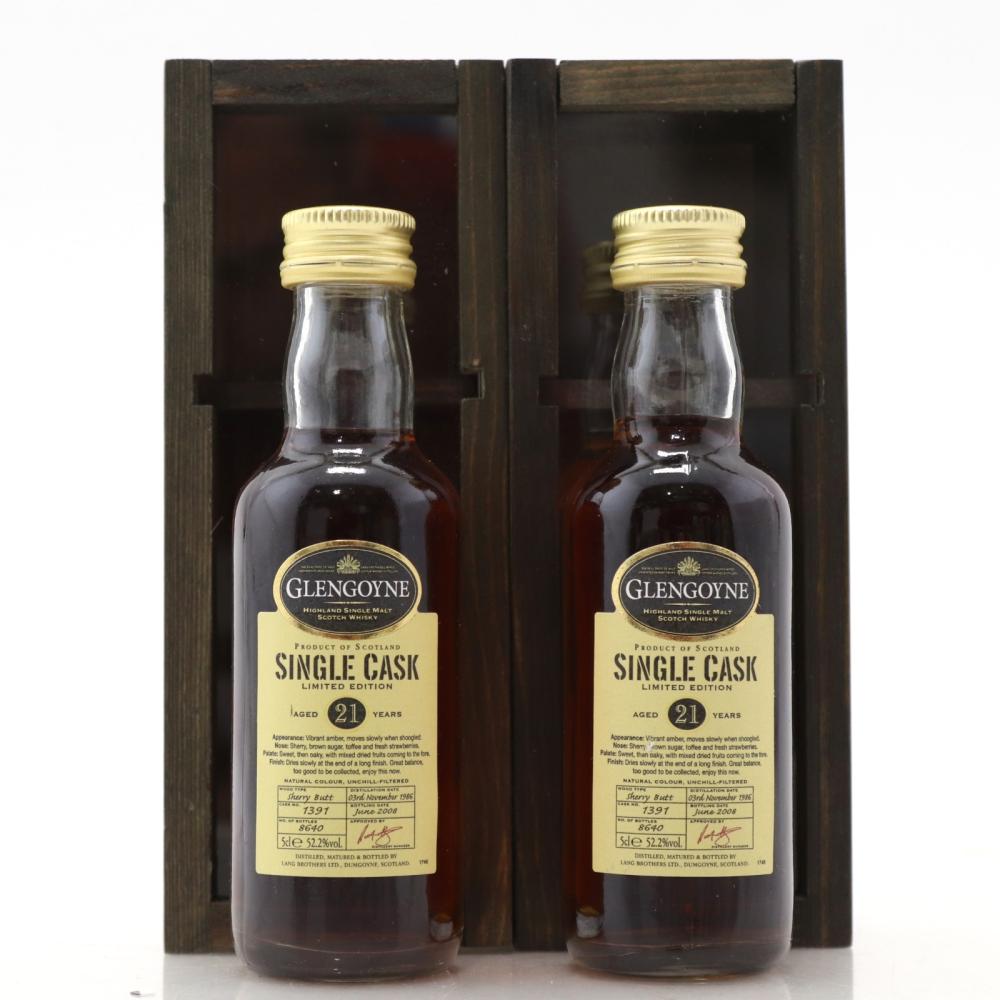 Glengoyne 1996 Sherry Cask 21 Year Old 2 x Miniature 5cl