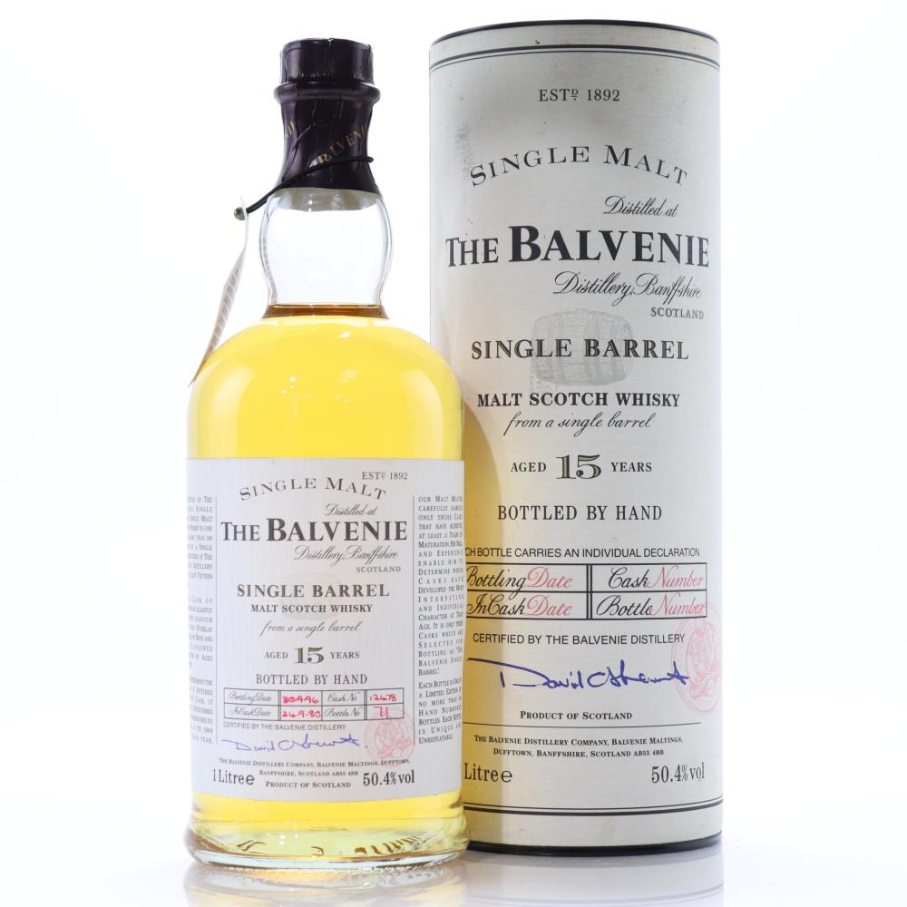 Balvenie 1980 Single Barrel 15 Year Old #12478 / bottled at 16 Year Old 1 Litre