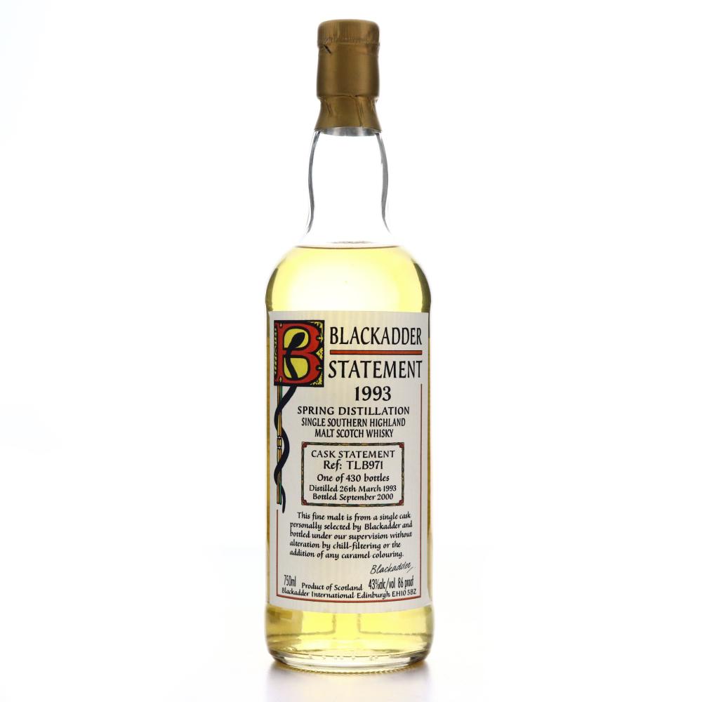 Southern Highland Single Malt 1993 Blackadder Statement 75cl / US Import