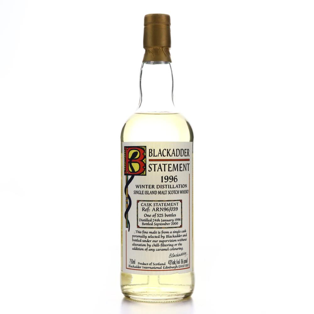 Island Single Malt 1996 Blackadder Statement 75cl / US Import