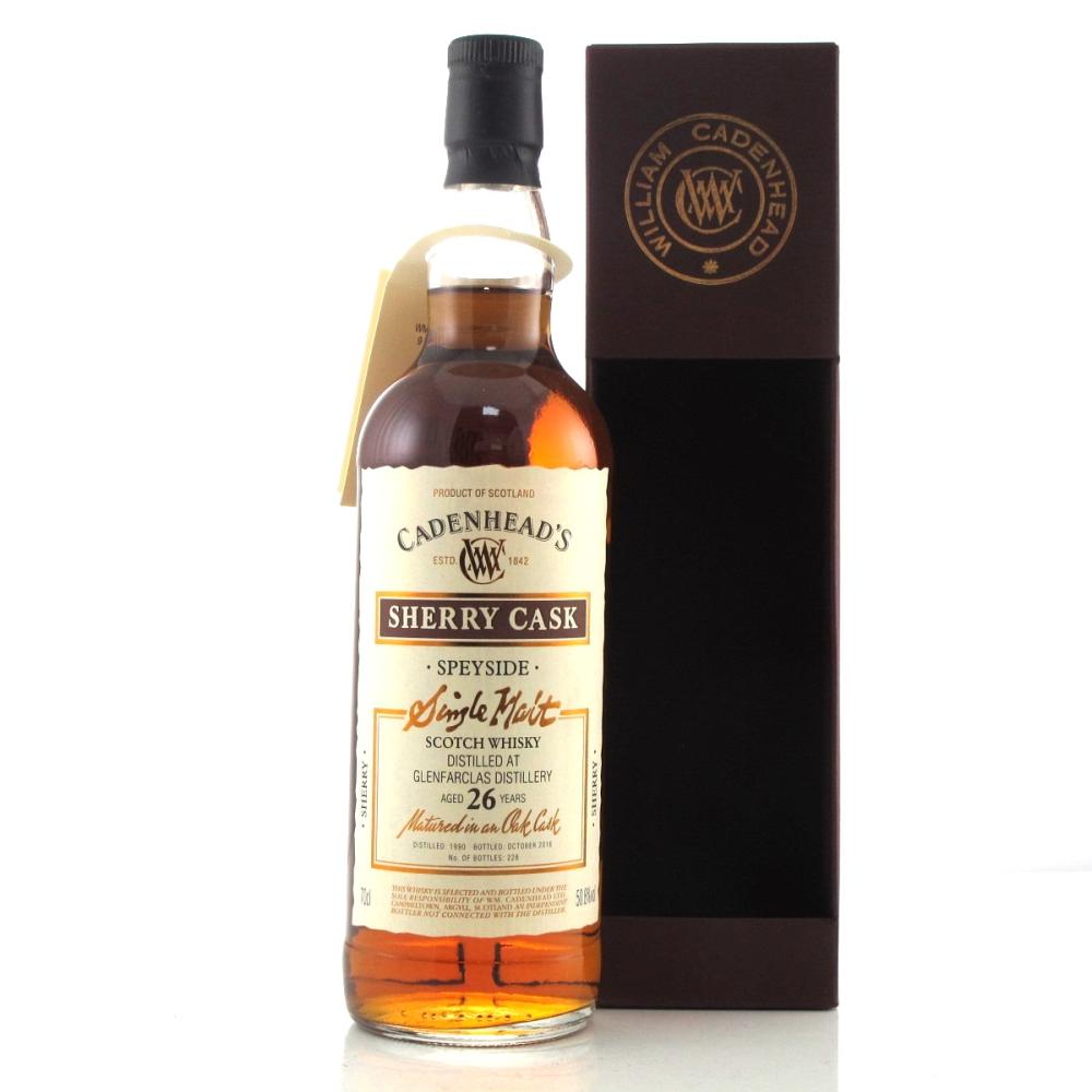 Glenfarclas 1990 Cadenhead's 26 Year Old / Sherry Cask