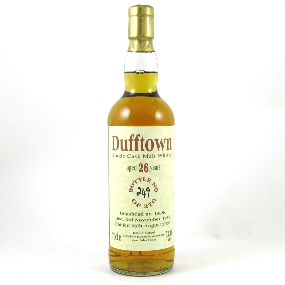 Dufftown 1982 Bladnoch Forum 26 Year Old