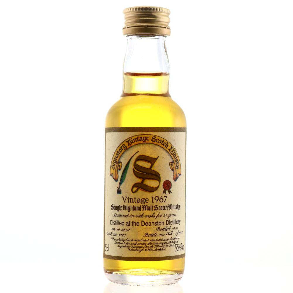 Deanston 1967 Signatory Vintage 23 Year Old Miniature 5cl