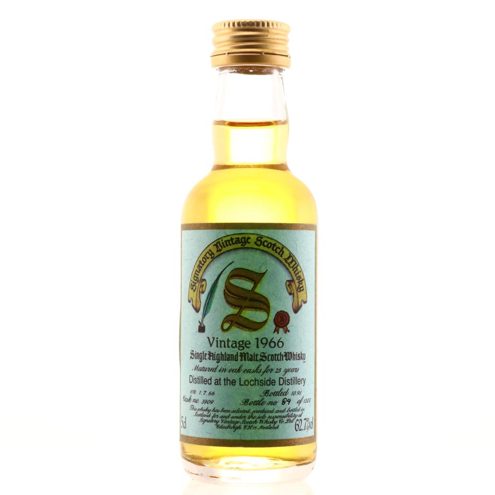 Lochside 1966 Signatory Vintage 25 Year Old Miniature 5cl