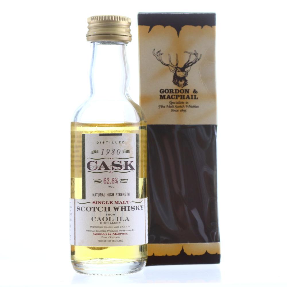 Caol Ila 1980 Gordon and MacPhail Cask Strength Miniature
