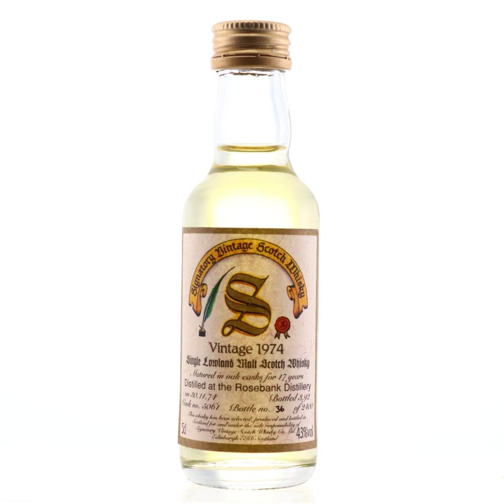 Rosebank 1974 Signatory Vintage 17 Year Old Miniature 5cl