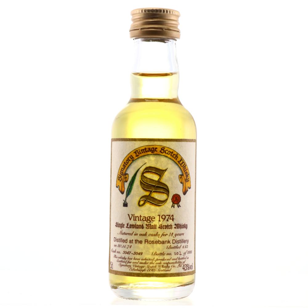 Rosebank 1974 Signatory Vintage 18 Year Old Miniature 5cl