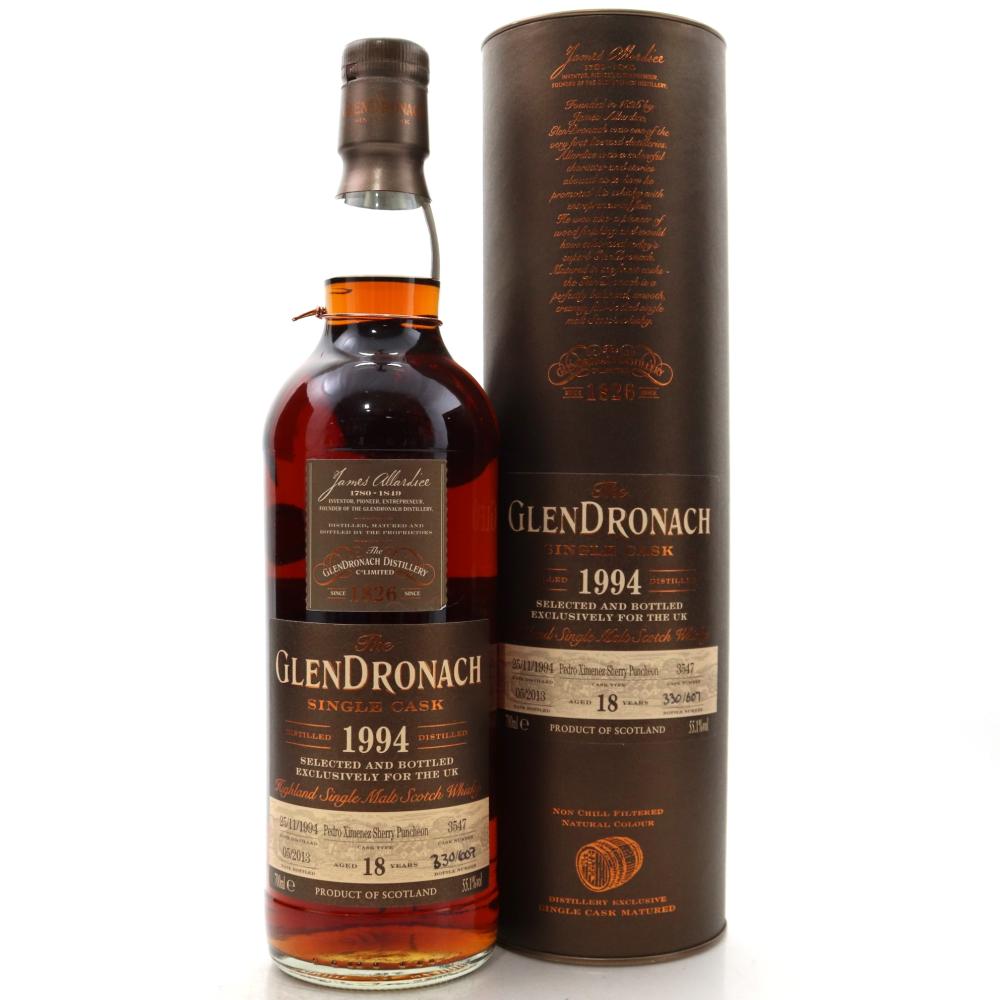 Glendronach 1994 Single Cask 18 Year Old #3547 / UK Exclusive