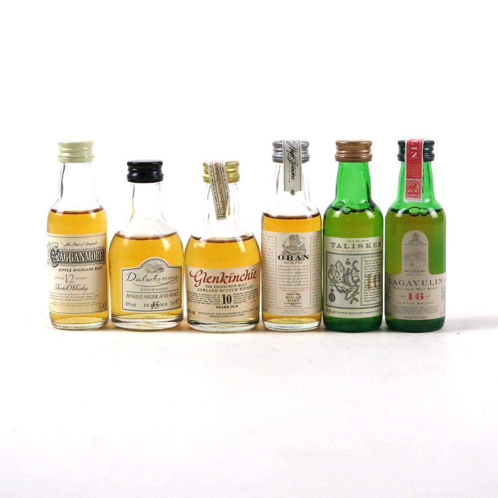 Classic Malts 6 x 5cl Gift Set Including Lagavulin 16 Year Old White Horse