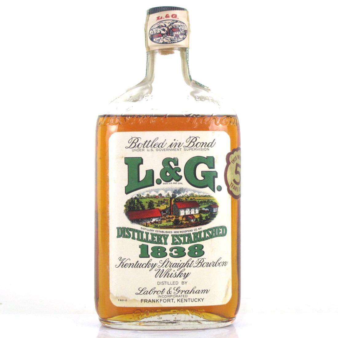 Labrot & Graham 1938 Bottled in Bond 5 Year Old 100 Proof Whisky ...