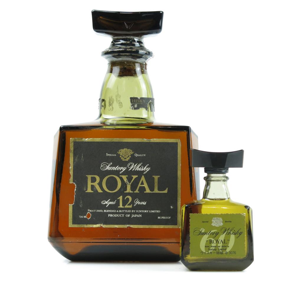 Suntory Royal 12 Year Old and Suntory Royal Miniature