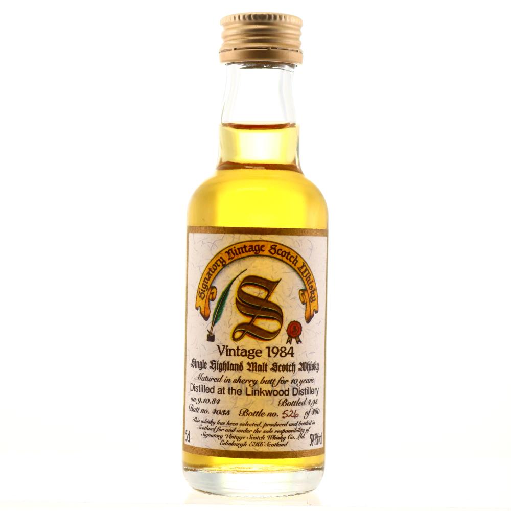 Linkwood 1984 Signatory Vintage 10 Year Old Miniature 5cl