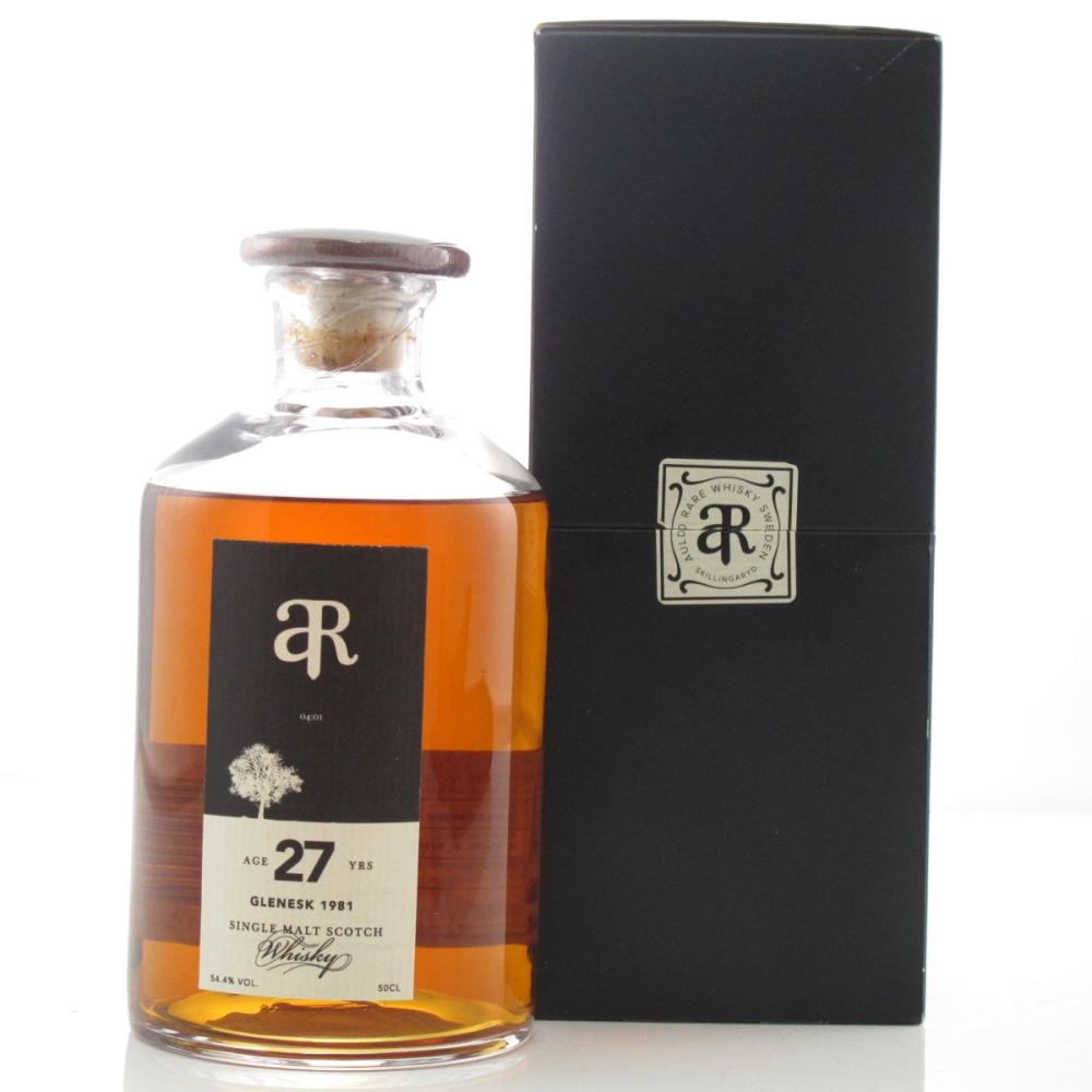 Glenesk 1981 Auld Rare Whisky Sweden 27 Year Old 50cl