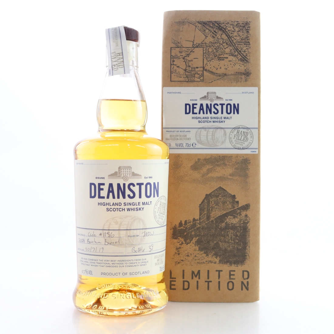 Deanston 2008 Hand Filled Cask #1156 / 1st Fill Bourbon