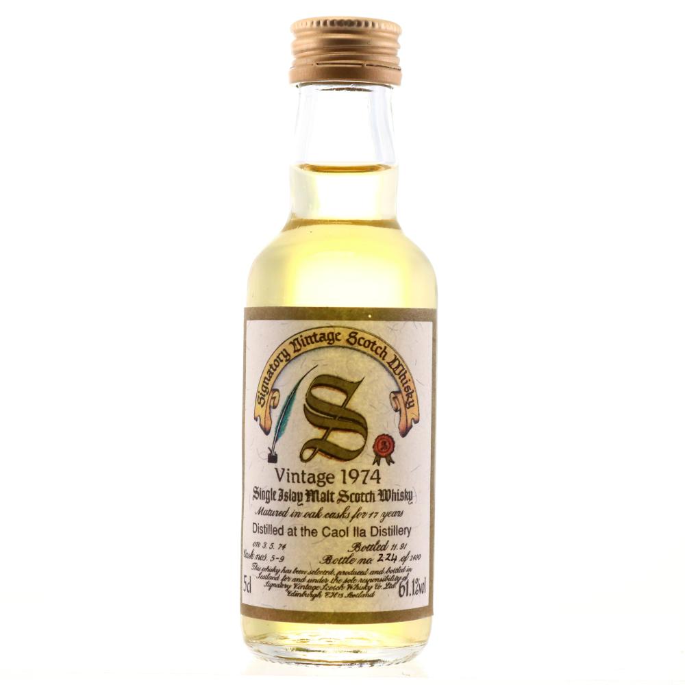 Caol Ila 1974 Signatory Vintage 17 Year Old Miniature 5cl