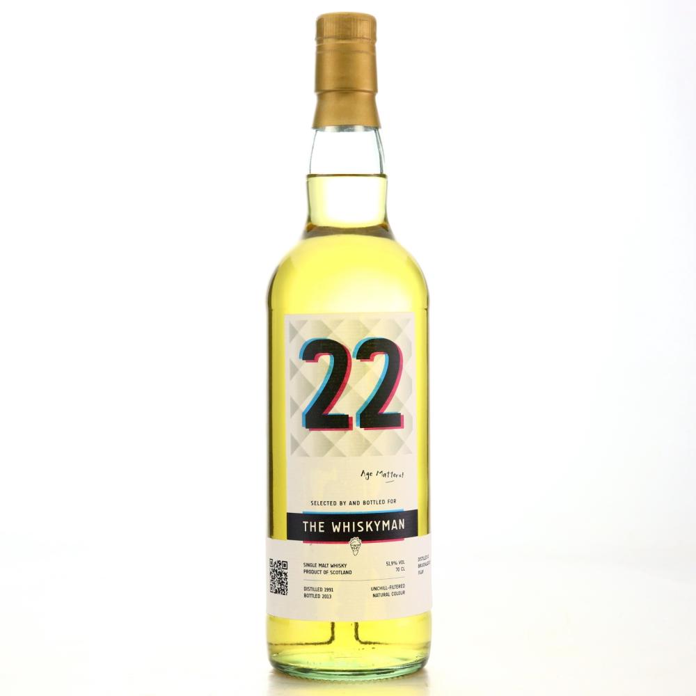 Bruichladdich 1991 The Whiskyman 22 Year Old