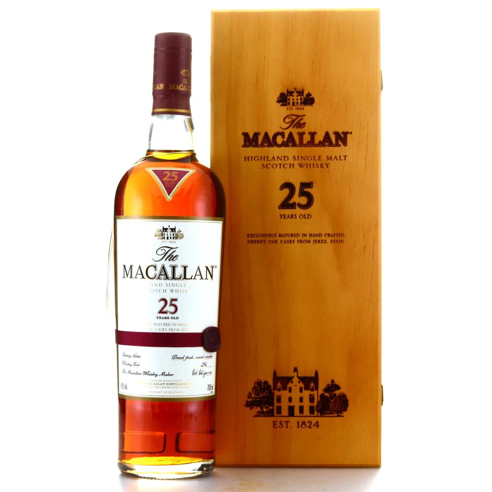 Macallan 25 Year Old Sherry Oak