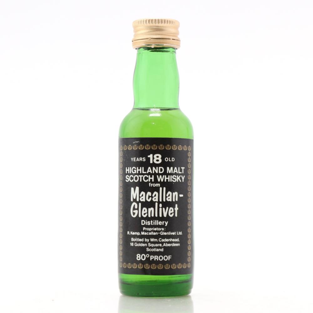 Macallan 18 Year Old Cadenhead's Miniature 1970s