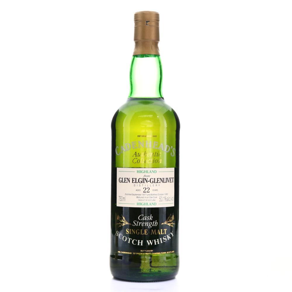 Glen Elgin 1971 Cadenhead's 22 Year Old 75cl / US Import
