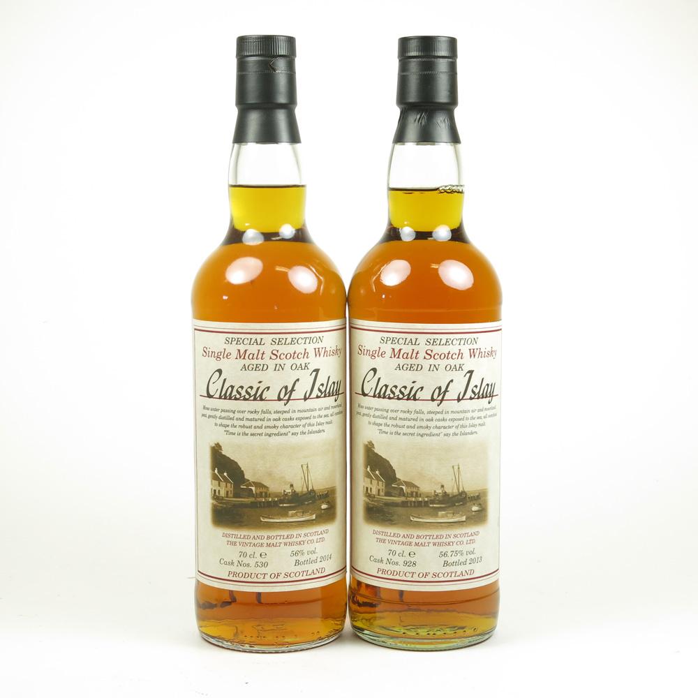 Classic of Islay Single Cask 2013 and 2014 2 x 70cl