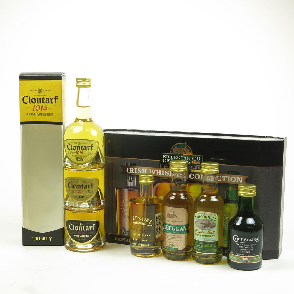 Irish Whisky Collection and Clontarf Collection 7 x 5cl