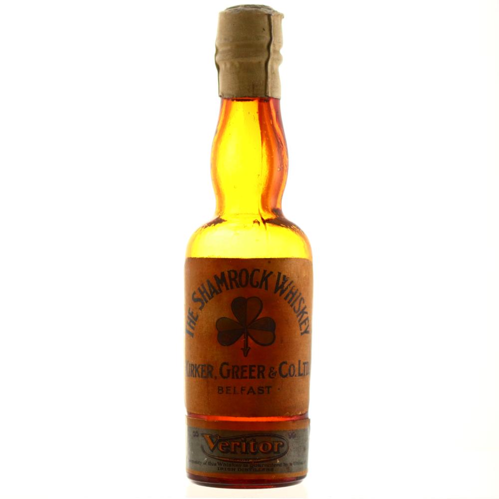 Shamrock Irish Whiskey Miniature circa 1930s / Kirker, Greer & Co.