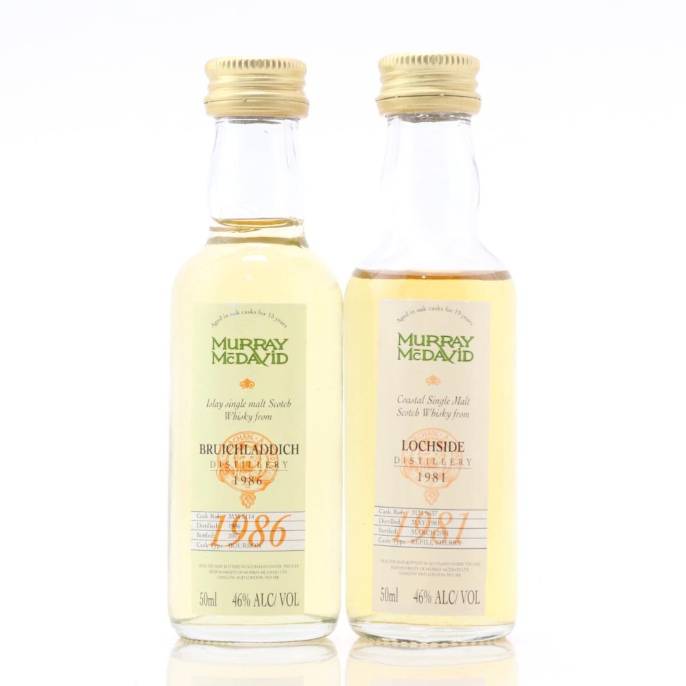 Lochside 1981 & Bruichladdich 1986 Murray McDavid Miniature